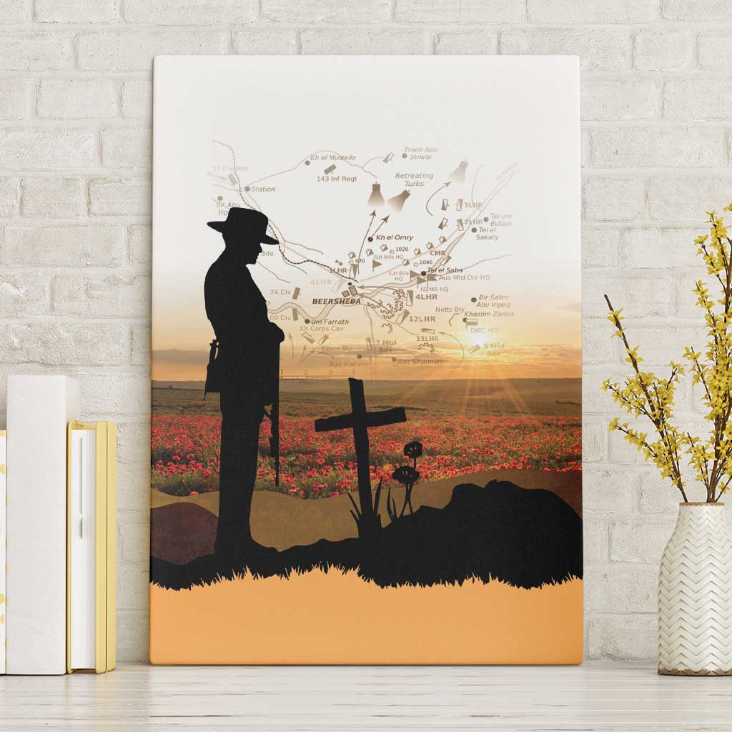 Australia And New Zealand ANZAC Day Canvas Wall Art Battle Of Beersheba