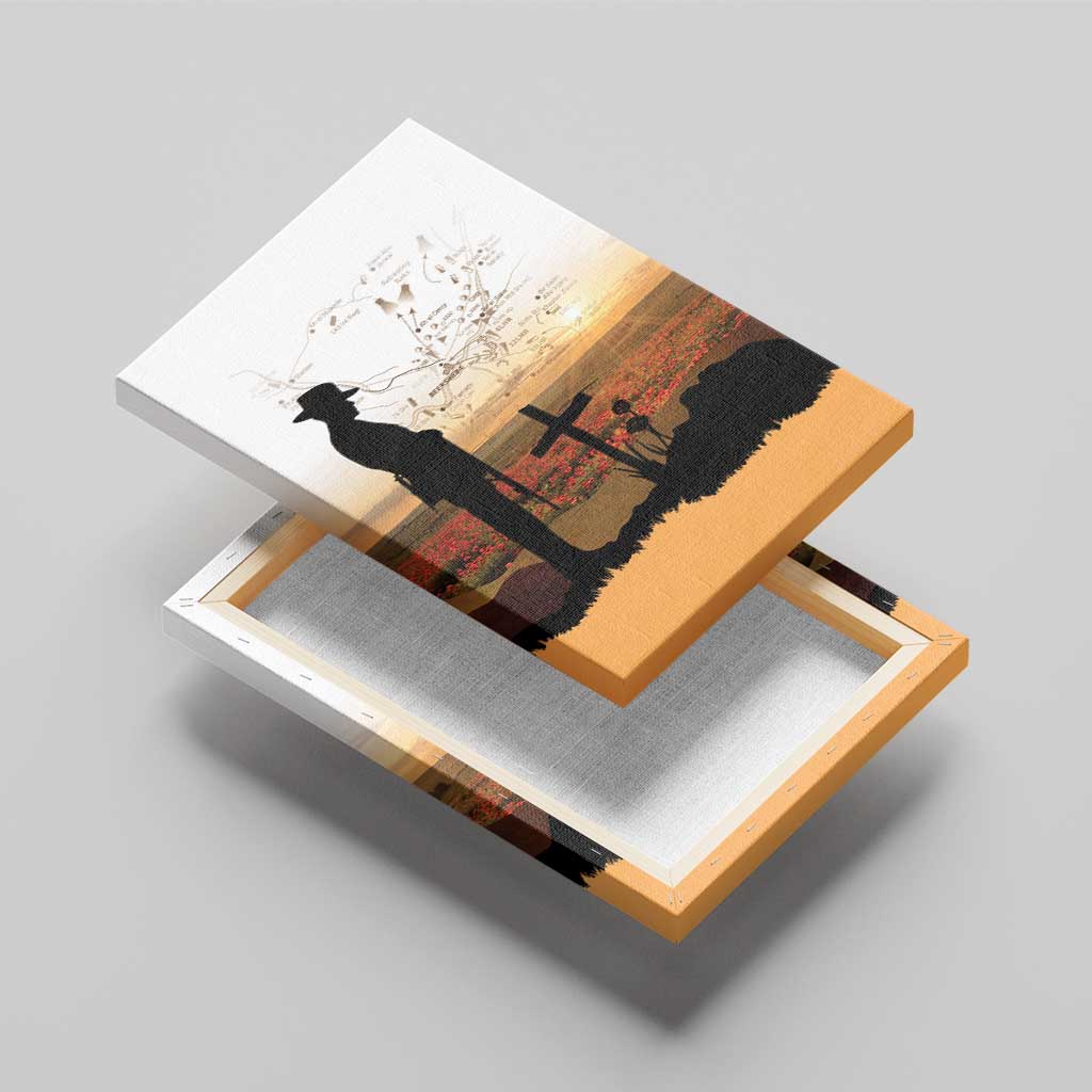 Australia And New Zealand ANZAC Day Canvas Wall Art Battle Of Beersheba