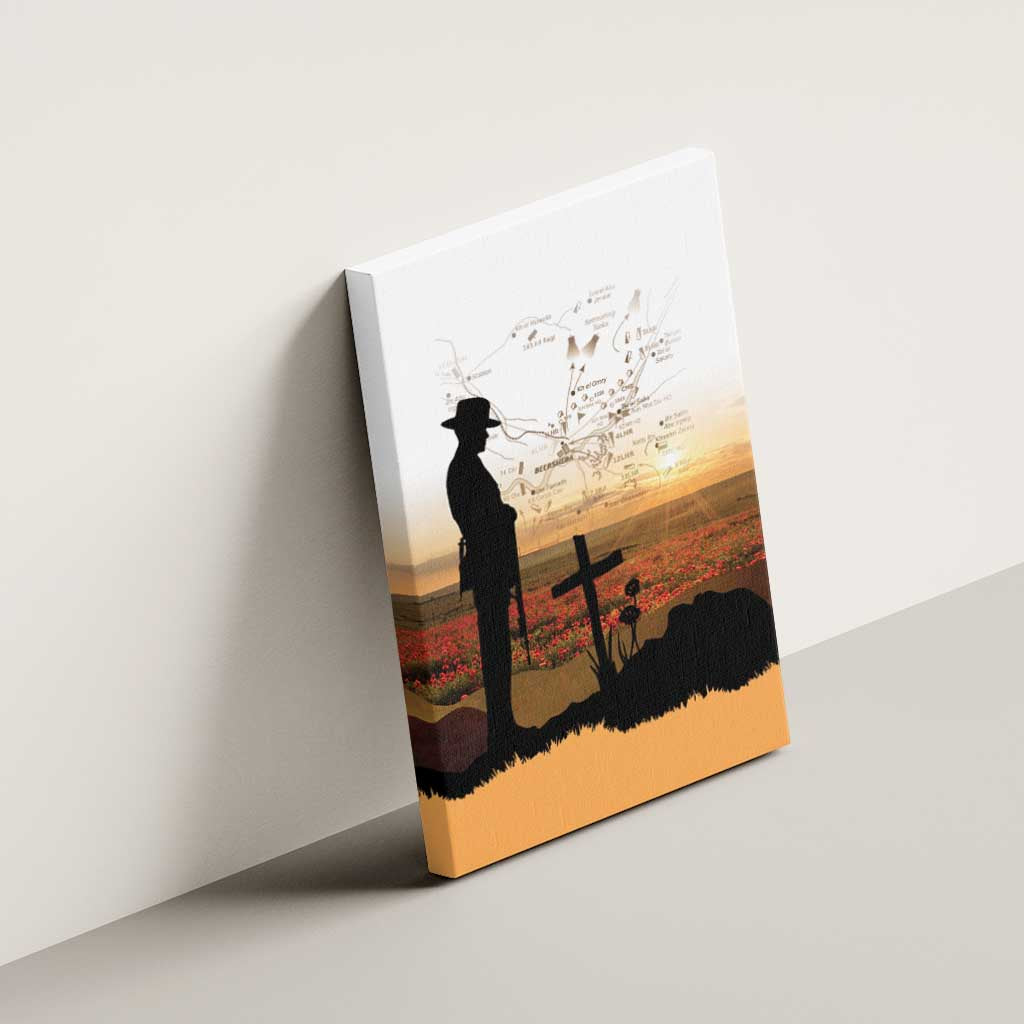 Australia And New Zealand ANZAC Day Canvas Wall Art Battle Of Beersheba