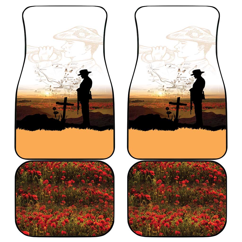 Australia And New Zealand ANZAC Day Car Mats Battle Of Beersheba