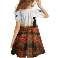 Australia And New Zealand ANZAC Day Family Matching Tank Maxi Dress and Hawaiian Shirt Battle Of Beersheba LT05 - Polynesian Pride