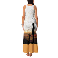 Australia And New Zealand ANZAC Day Family Matching Tank Maxi Dress and Hawaiian Shirt Battle Of Beersheba LT05 - Polynesian Pride