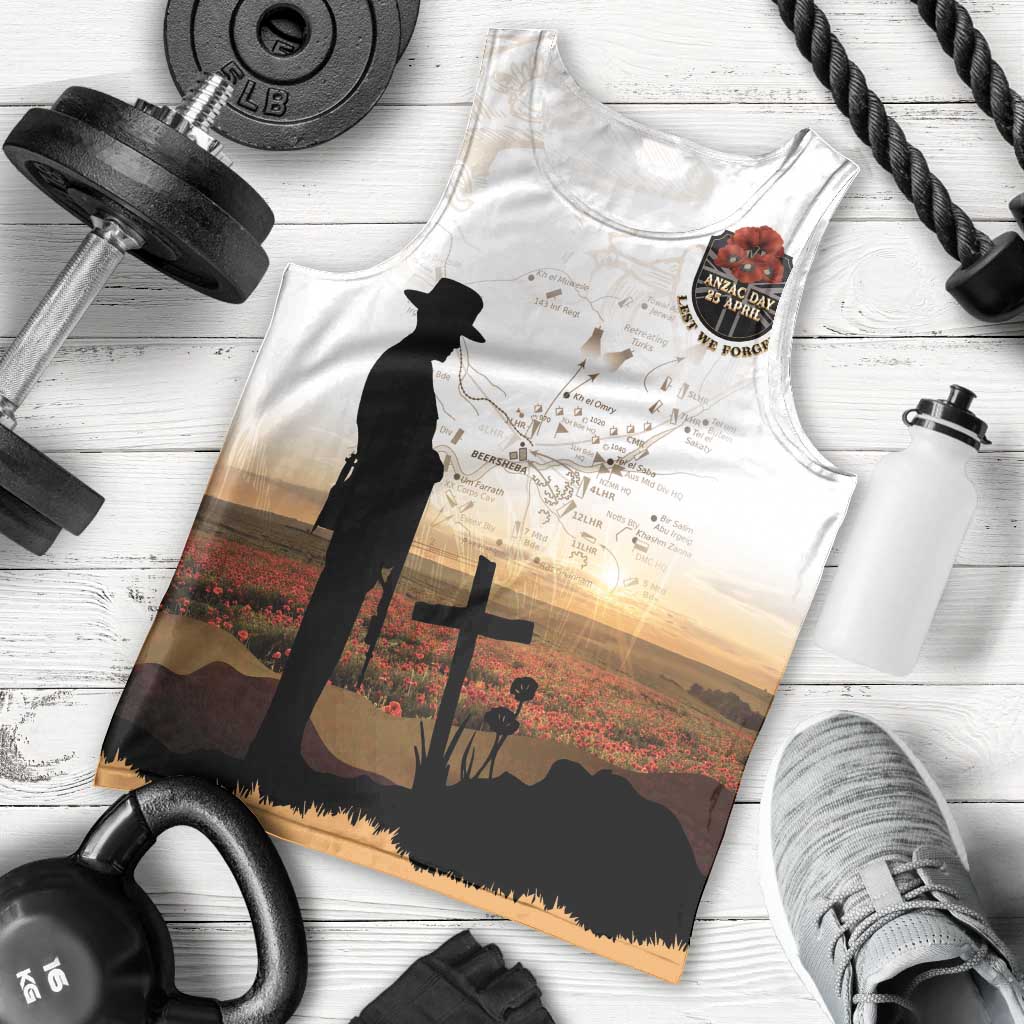 Australia And New Zealand ANZAC Day Men Tank Top Battle Of Beersheba LT05 - Polynesian Pride