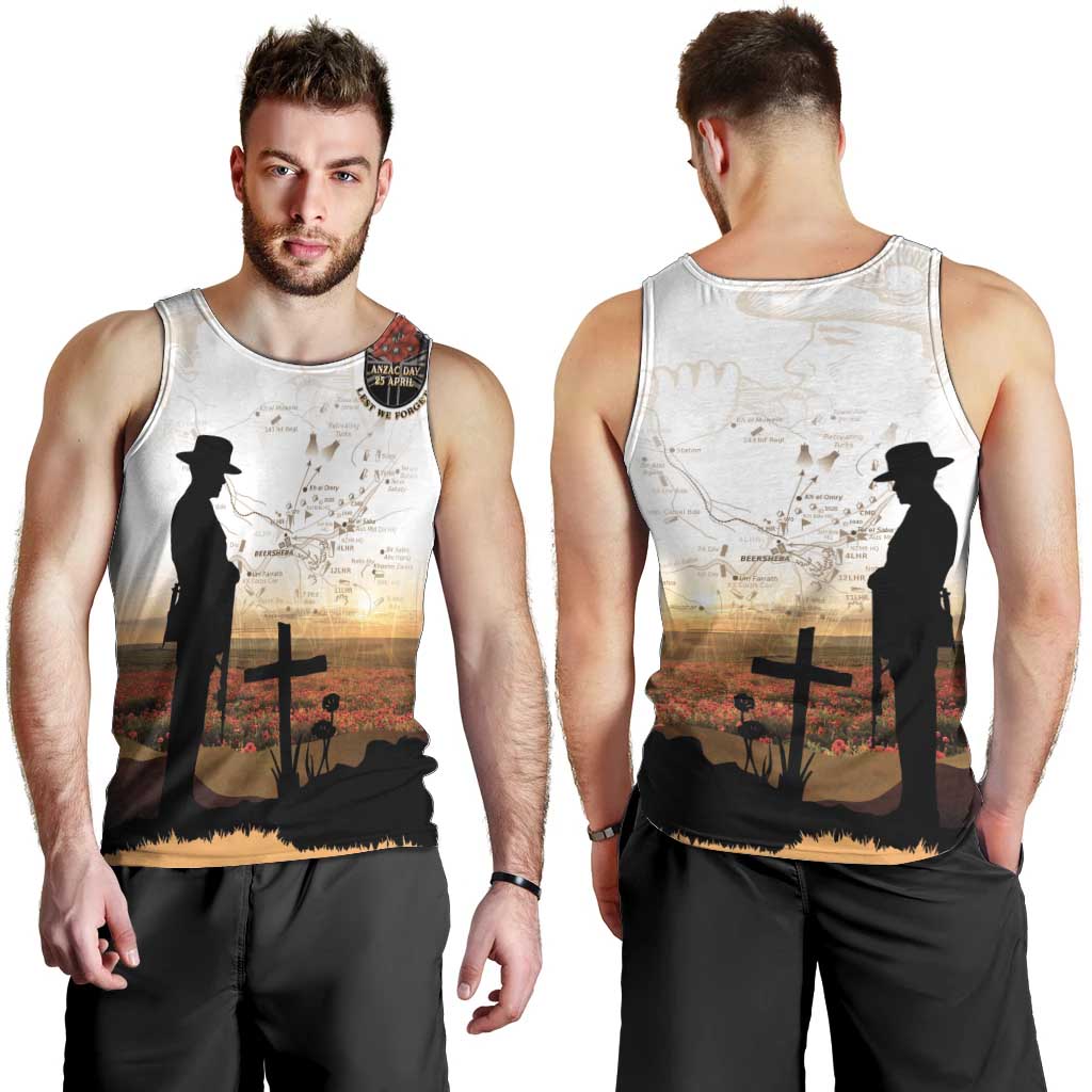 Australia And New Zealand ANZAC Day Men Tank Top Battle Of Beersheba LT05 - Polynesian Pride