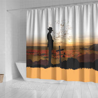 Australia And New Zealand ANZAC Day Shower Curtain Battle Of Beersheba LT05 - Polynesian Pride