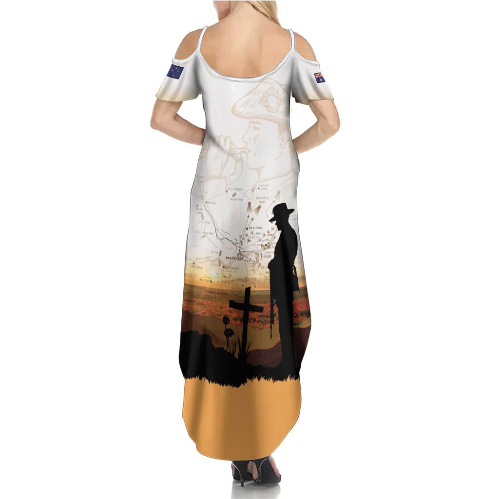 Australia And New Zealand ANZAC Day Summer Maxi Dress Battle Of Beersheba