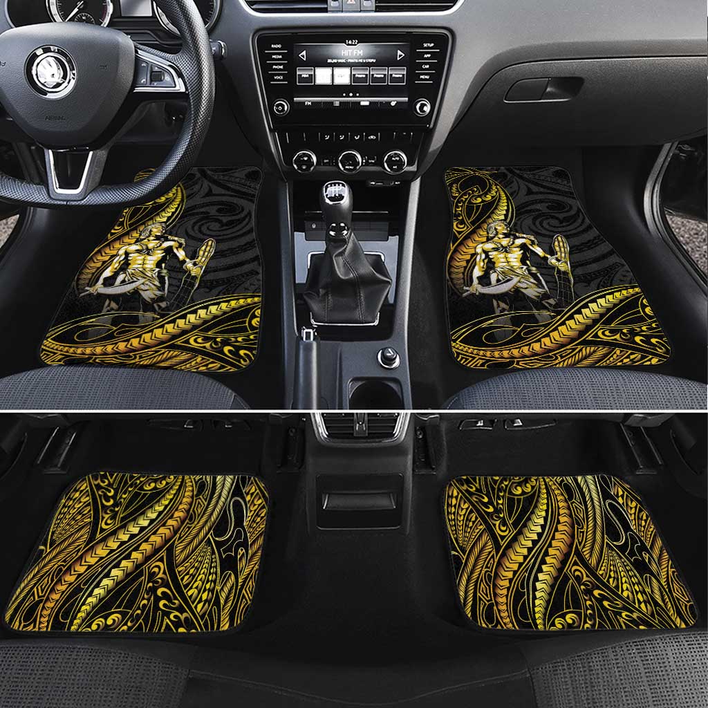 Filipinos Lapu Lapu Hero Car Mats Gold Polynesian Tribal Tattoo