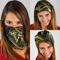 Filipinos Lapu Lapu Hero Neck Gaiter Gold Polynesian Tribal Tattoo LT05 - Polynesian Pride