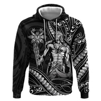 Filipinos Lapu Lapu Hero Hoodie Black Polynesian Tribal Tattoo