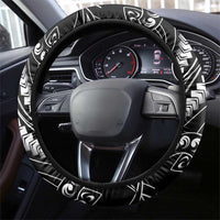 Filipinos Lapu Lapu Hero Steering Wheel Cover Black Polynesian Tribal Tattoo LT05 - Polynesian Pride