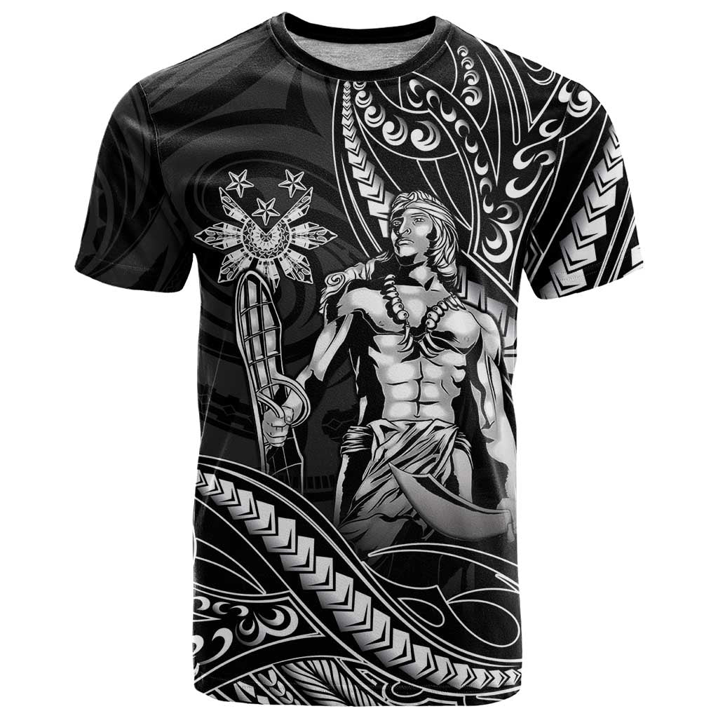 Filipinos Lapu Lapu Hero T Shirt Black Polynesian Tribal Tattoo