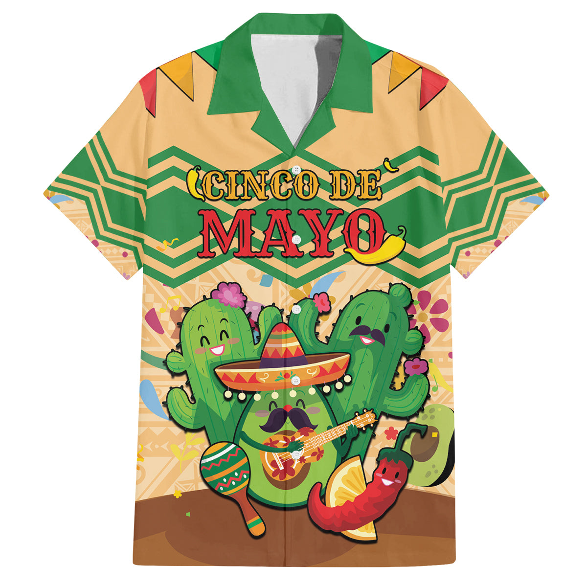Personalised Hawaii Cinco De Mayo Family Matching Puletasi and Hawaiian Shirt Funny Style