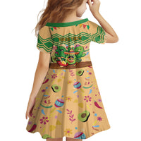 Personalised Hawaii Cinco De Mayo Kid Short Sleeve Dress Funny Style