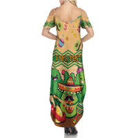 Personalised Hawaii Cinco De Mayo Summer Maxi Dress Funny Style