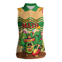 Personalised Hawaii Cinco De Mayo Women Sleeveless Polo Shirt Funny Style