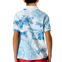 Happy Fiji Girmit Day Kid Polo Shirt Fijian Tapa With Mandala Pattern
