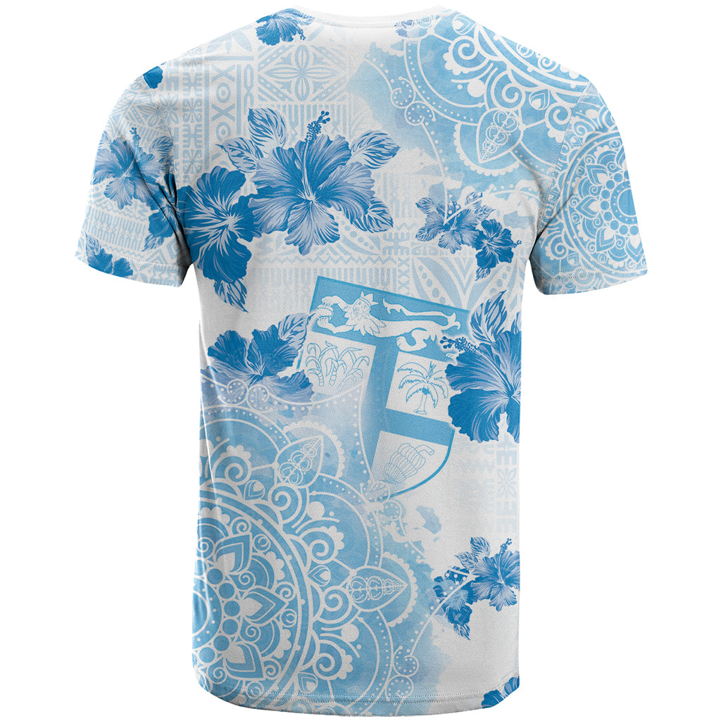 Happy Fiji Girmit Day T Shirt Fijian Tapa With Mandala Pattern