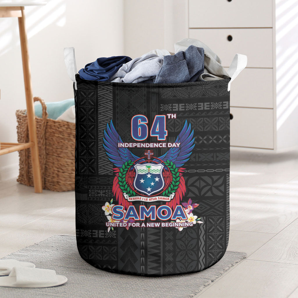 Samoa 64th Independence Anniversary Laundry Basket