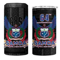Samoa 64th Independence Anniversary 4 in 1 Can Cooler Tumbler