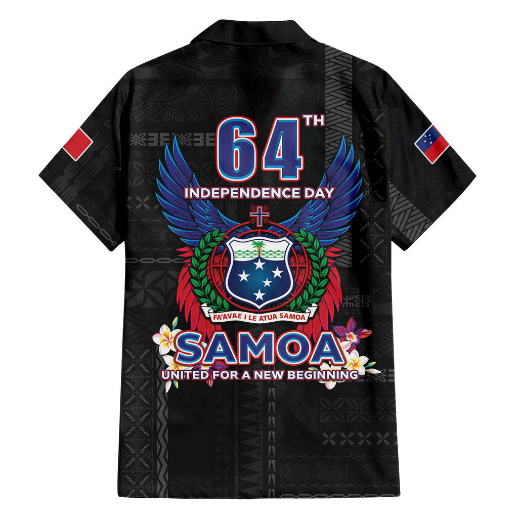 Samoa 64th Independence Anniversary Family Matching Long Sleeve Bodycon Dress and Hawaiian Shirt LT05 - Polynesian Pride