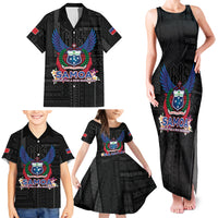 Samoa 64th Independence Anniversary Family Matching Tank Maxi Dress and Hawaiian Shirt LT05 - Polynesian Pride