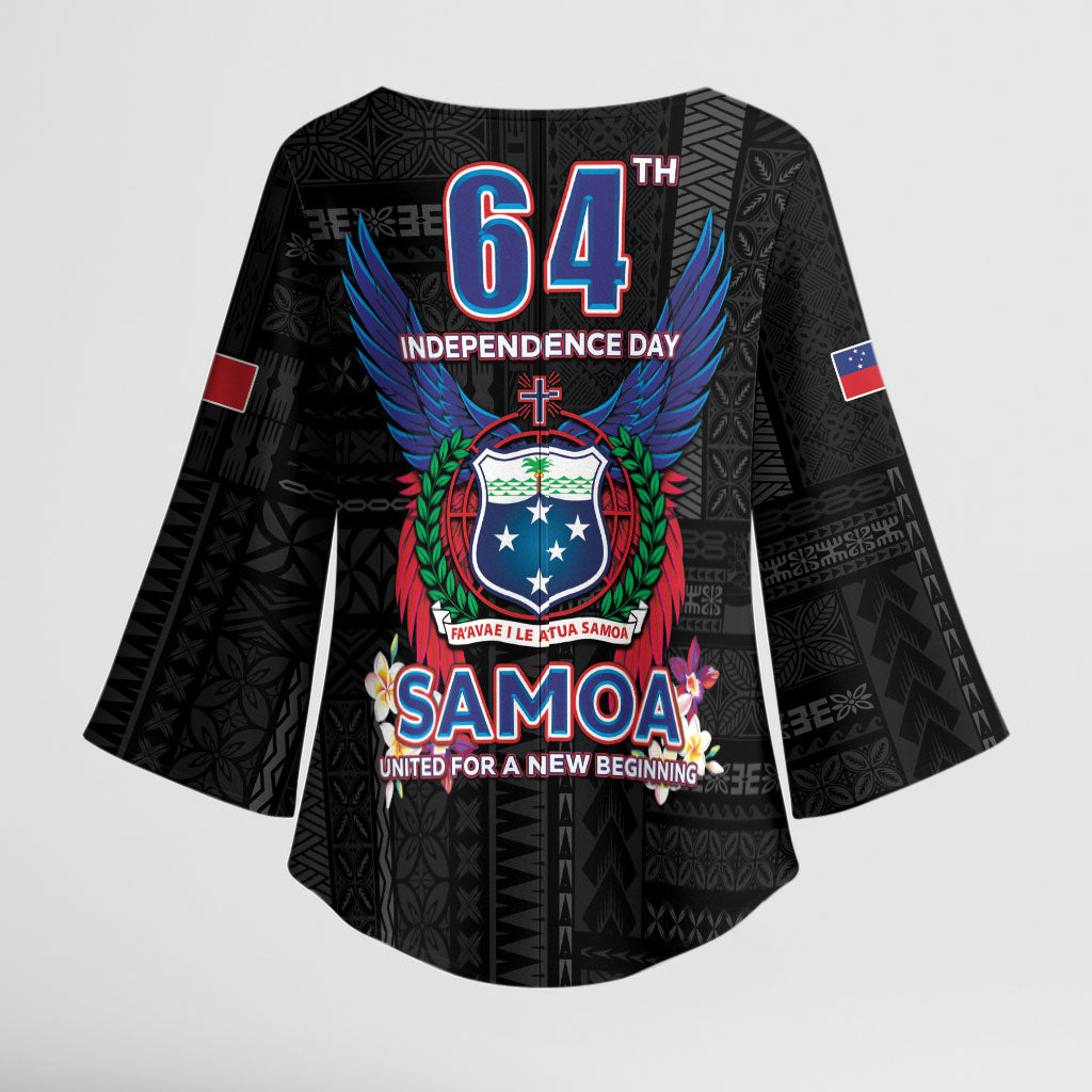 Samoa 64th Independence Anniversary Kimono Sleeve Blouse