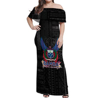 Samoa 64th Independence Anniversary Off Shoulder Maxi Dress