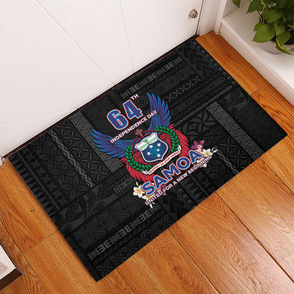 Samoa 64th Independence Anniversary Rubber Doormat