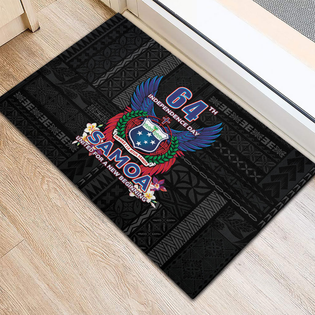 Samoa 64th Independence Anniversary Rubber Doormat