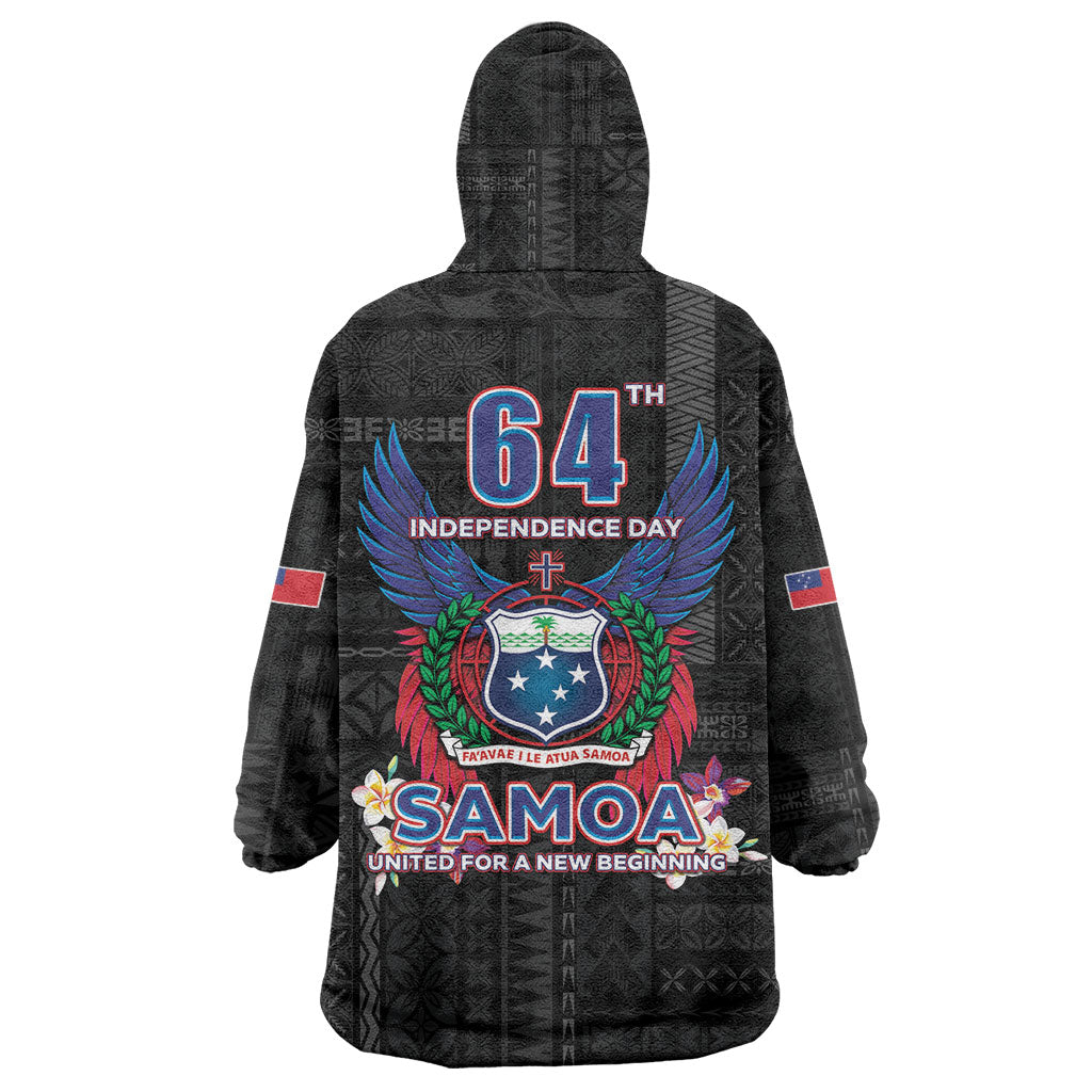 Samoa 64th Independence Anniversary Wearable Blanket Hoodie