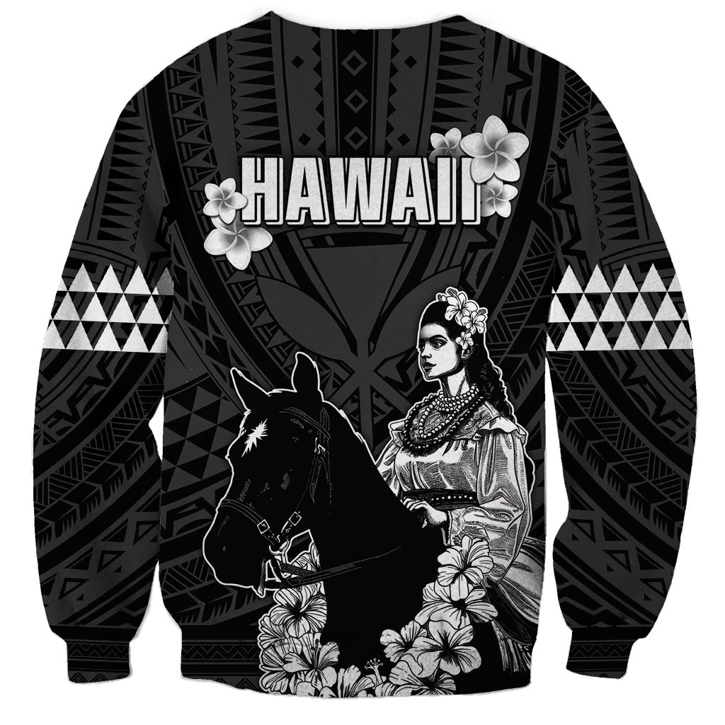 Hawaii King Kamehameha Day Parade Sweatshirt With Pa'u Riders Plumeria Kakau Tribal Pattern LT05 - Polynesian Pride
