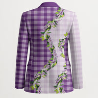 Violet Hawaii Palaka Blazer Maile Pikake Honohono Orchid Lei LT05 - Polynesian Pride