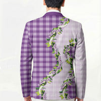 Violet Hawaii Palaka Blazer Maile Pikake Honohono Orchid Lei LT05 - Polynesian Pride