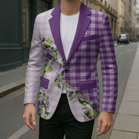 Violet Hawaii Palaka Blazer Maile Pikake Honohono Orchid Lei LT05 - Polynesian Pride