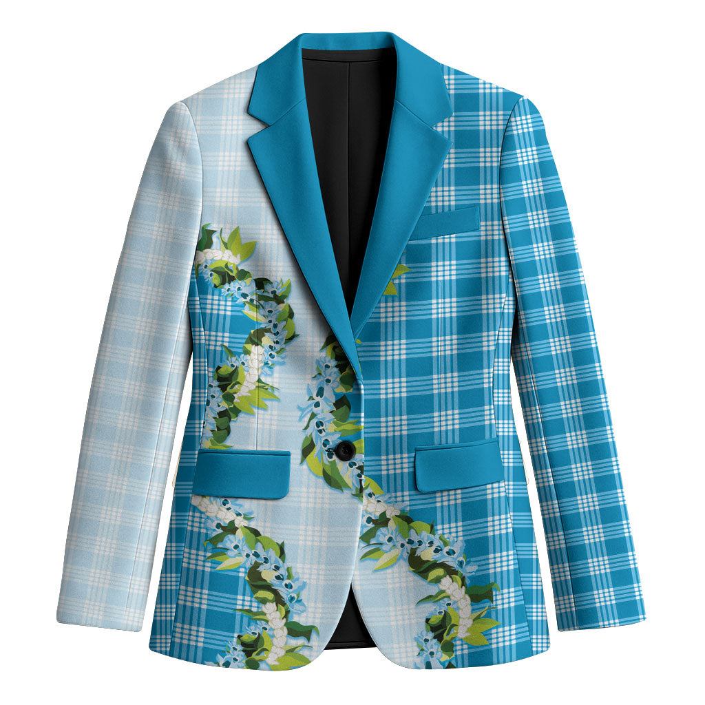 Blue Hawaii Palaka Blazer Maile Pikake Honohono Orchid Lei