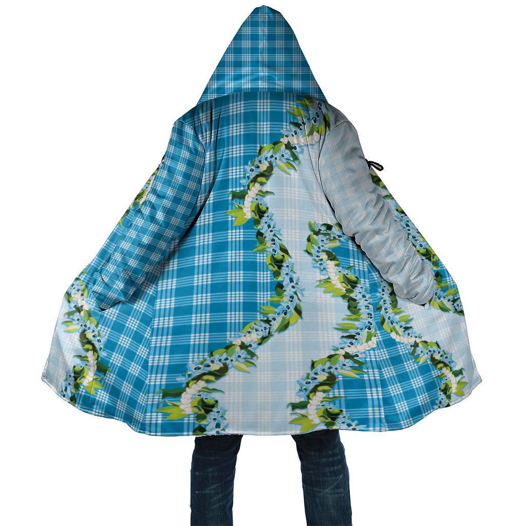 Blue Hawaii Palaka Cloak Maile Pikake Honohono Orchid Lei
