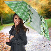 Green Hawaii Palaka Umbrella Maile Pikake Honohono Orchid Lei