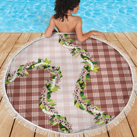 Mocha Hawaii Palaka Beach Blanket Maile Pikake Honohono Orchid Lei