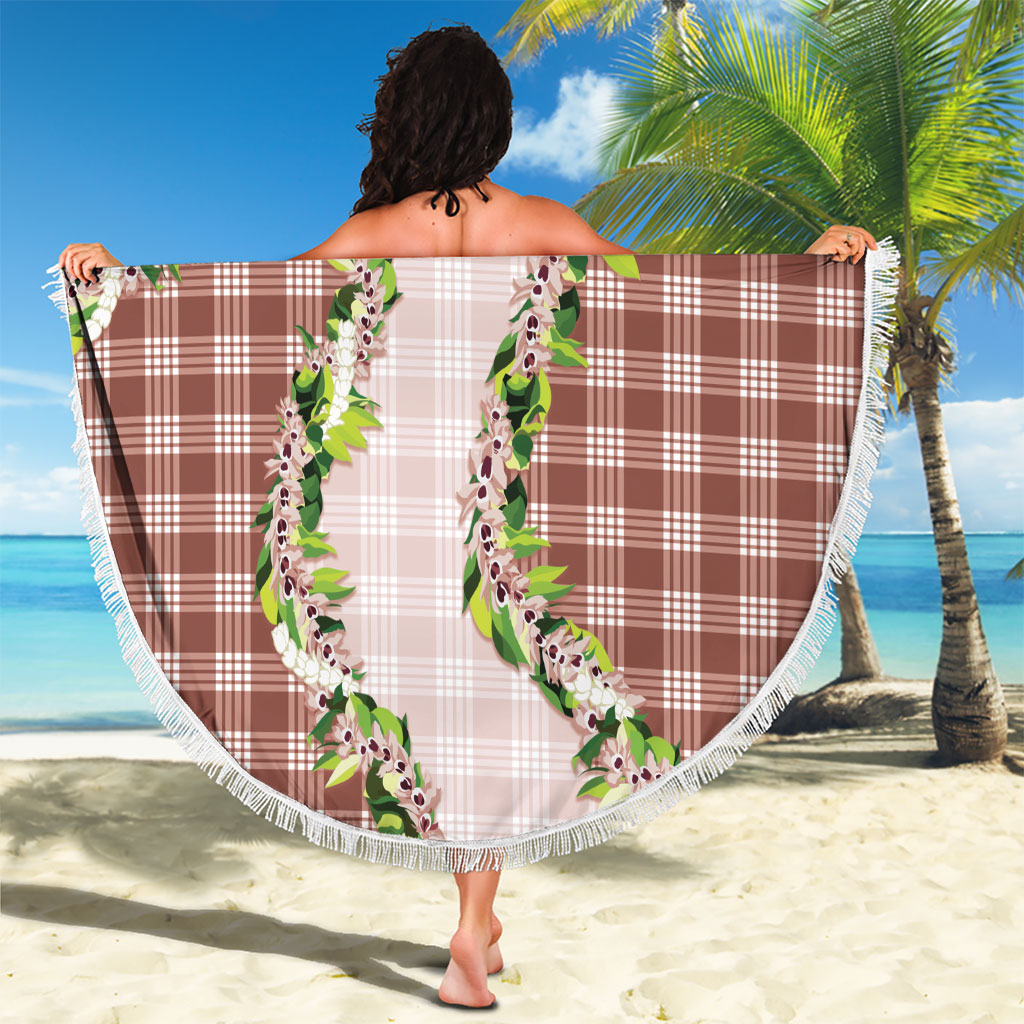 Mocha Hawaii Palaka Beach Blanket Maile Pikake Honohono Orchid Lei