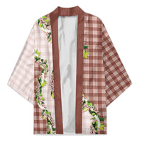 Mocha Hawaii Palaka Kimono Maile Pikake Honohono Orchid Lei