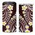 Plumeria With Oxblood Polynesian Tattoo Pattern 4 in 1 Can Cooler Tumbler