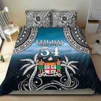 Happy 54th Fiji Day Bedding Set Forever Fiji With Tapa Tribal Pattern LT05 - Polynesian Pride