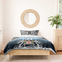 Happy 54th Fiji Day Bedding Set Forever Fiji With Tapa Tribal Pattern LT05 - Polynesian Pride