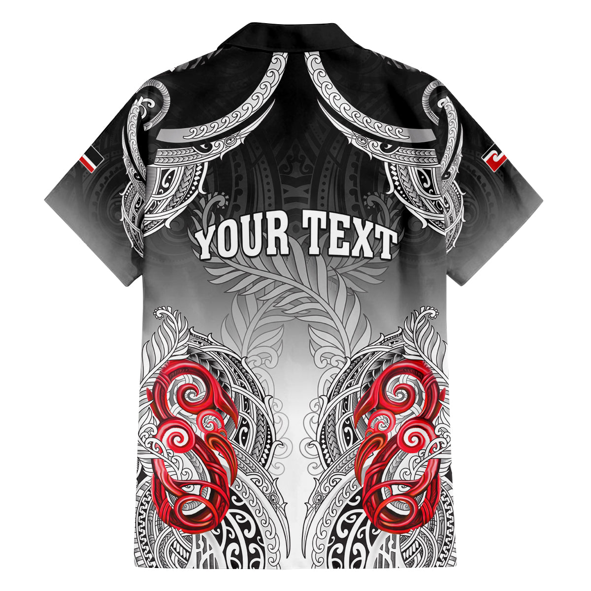 Personalised New Zealand Waitangi Day Family Matching Puletasi Dress and Hawaiian Shirt Aotearoa Te Ra O Waitangi Manaia Maori Pattern LT05 - Polynesian Pride