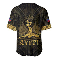 Haiti 1804 Baseball Jersey Polynesian Gold Neg Maron