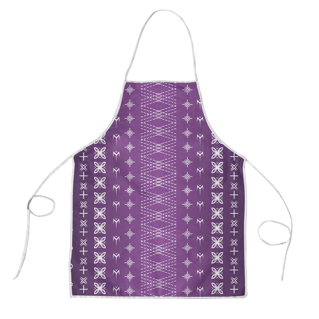 Purple Samoa Malu Tattoo Inspired Apron LT05 Purple - Polynesian Pride