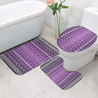 Purple Samoa Malu Tattoo Inspired Bathroom Set LT05 - Polynesian Pride
