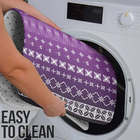 Purple Samoa Malu Tattoo Inspired Bathroom Set LT05 - Polynesian Pride