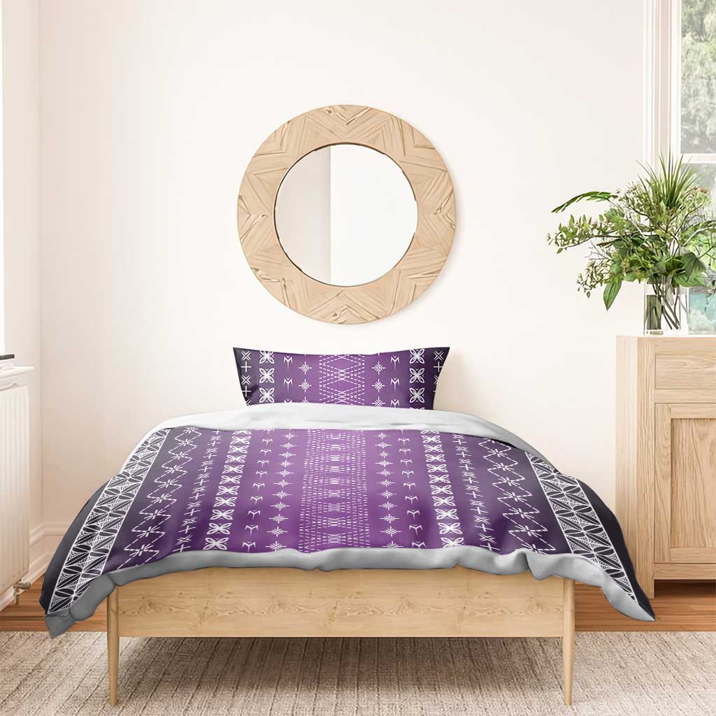 Purple Samoa Malu Tattoo Inspired Bedding Set LT05 - Polynesian Pride