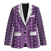 Purple Samoa Malu Tattoo Inspired Blazer LT05 Unisex Purple - Polynesian Pride